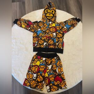 Colorful Kids Matching Set with Fun Print